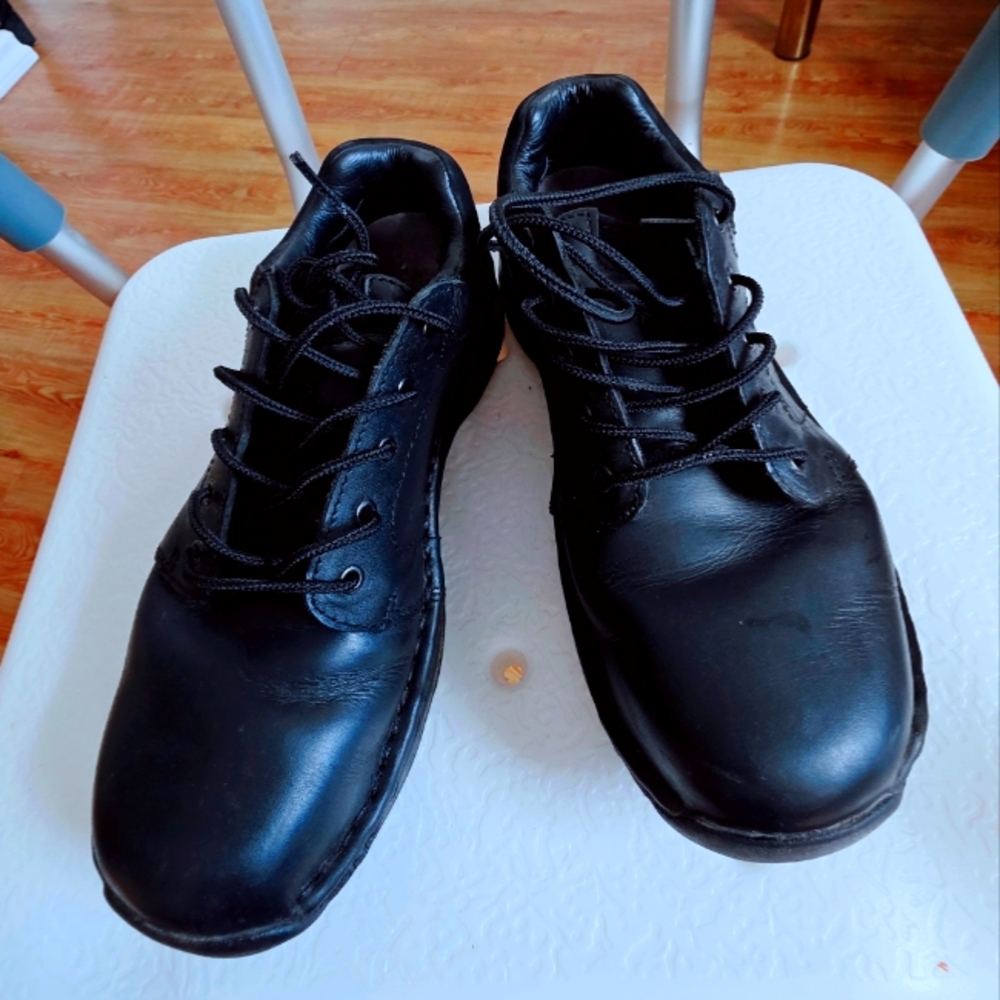 Sleek Black Men's Oxfords